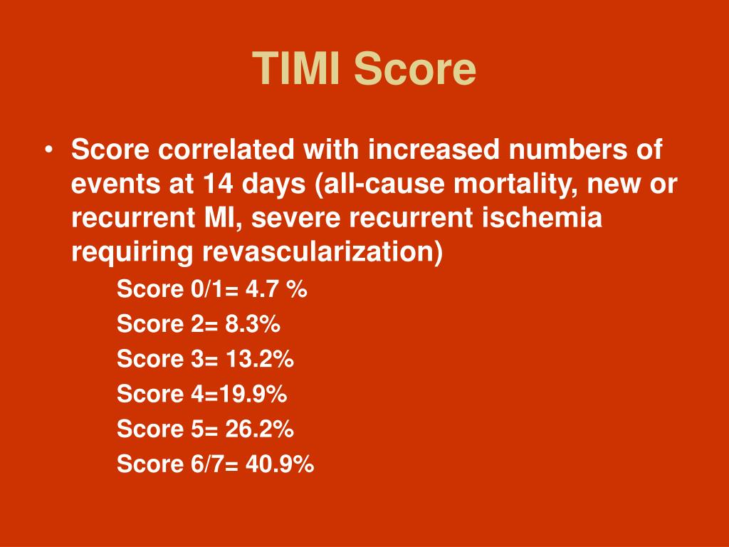 timi score for non stemi timi score for non stemi