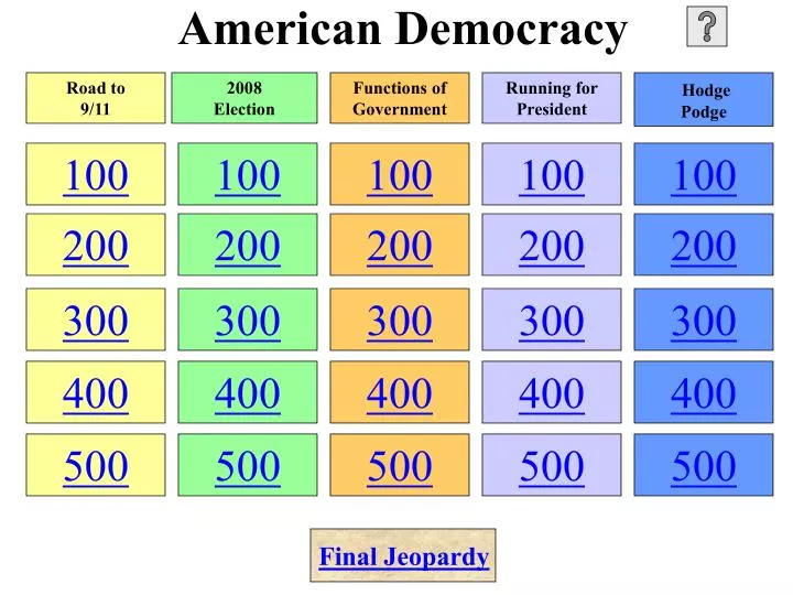 american democracy n.