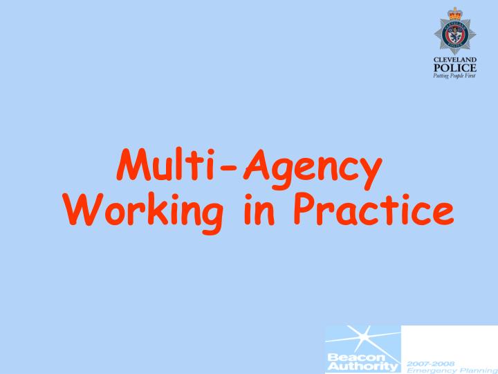 multi agency work multi agency work