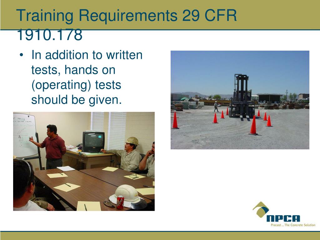 Ppt powered industrial trucks 29 cfr 1910 178 powerpoint presentation