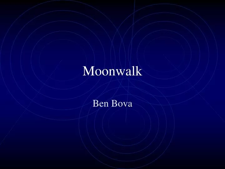 moonwalk n.