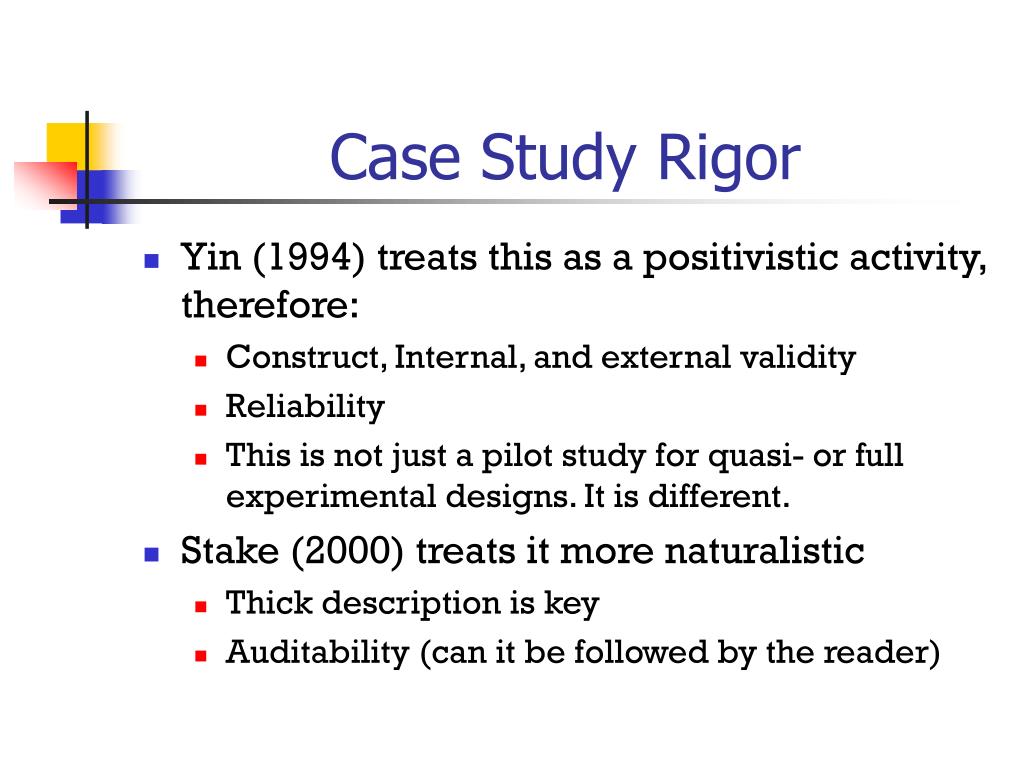 case study yin and stake