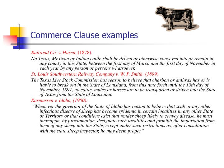 Commerce Clause Research Paper