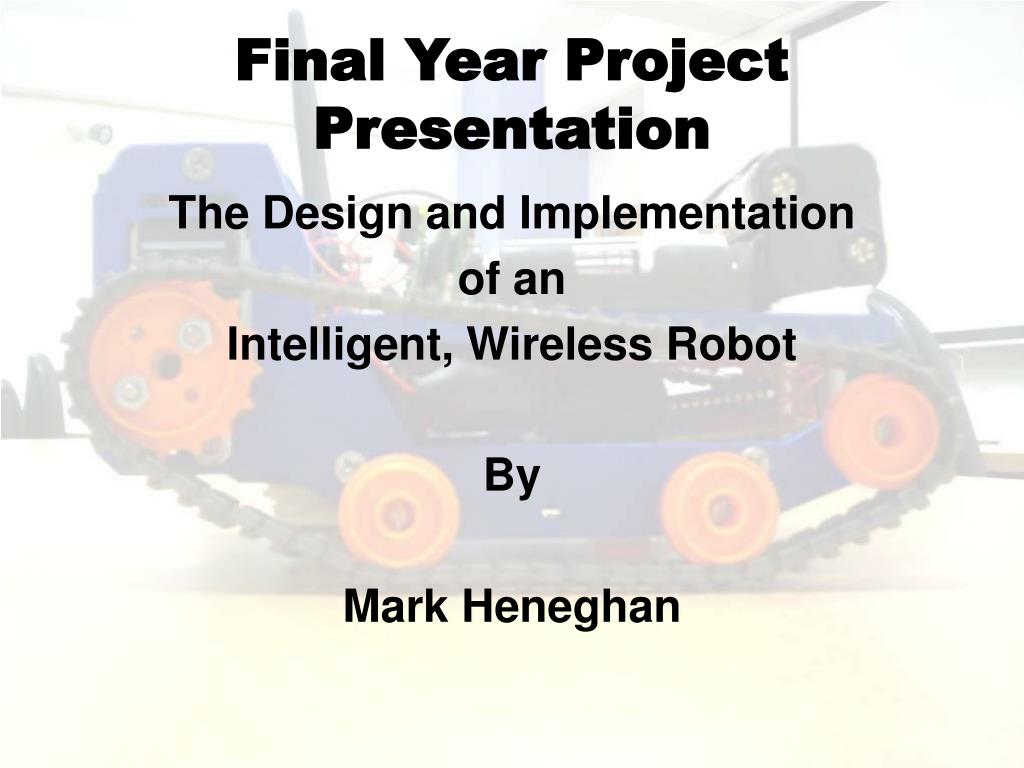 final year project video presentation