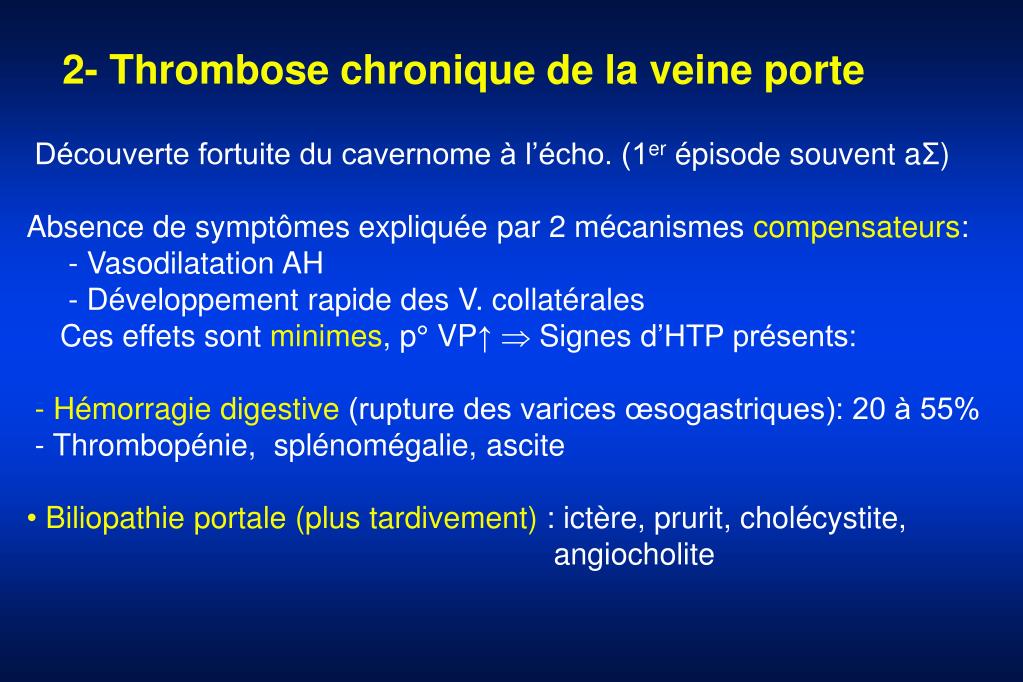 PPT - THROMBOSE PORTE ET CHOLANGIOPATHIE PORTALE PowerPoint Presentation -  ID:364172