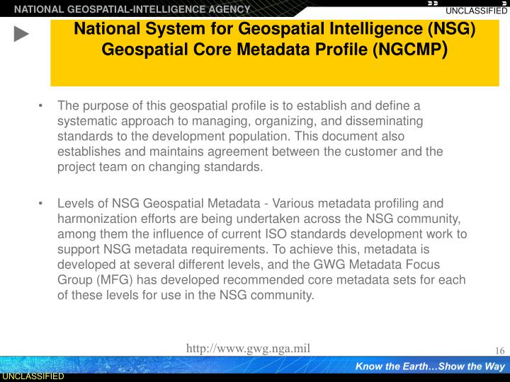 PPT Standards in Action Building a Profile of TC211