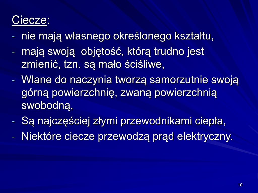 Dlaczego Gazy Wypełniają Całą Dostępną Przestrzeń PPT - Fizyka – Powtórzenie materiału z kl. I gimnazjum „W świecie
