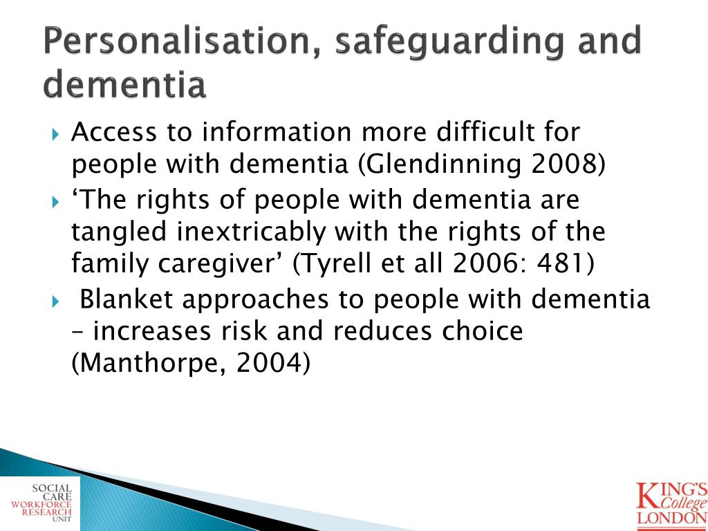 dementia safeguarding case study