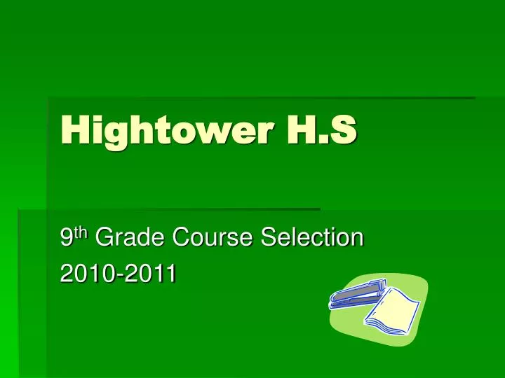 hightower h s n.