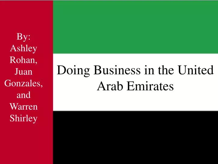 doing business in the united arab emirates n.