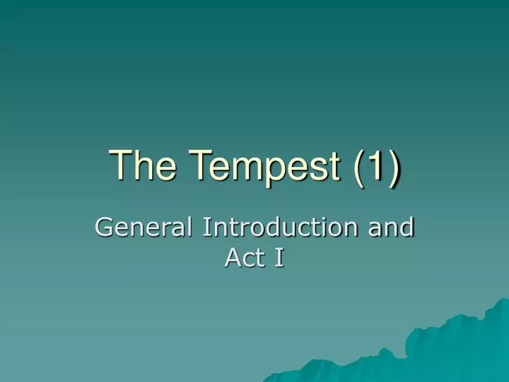 the tempest 1 n.