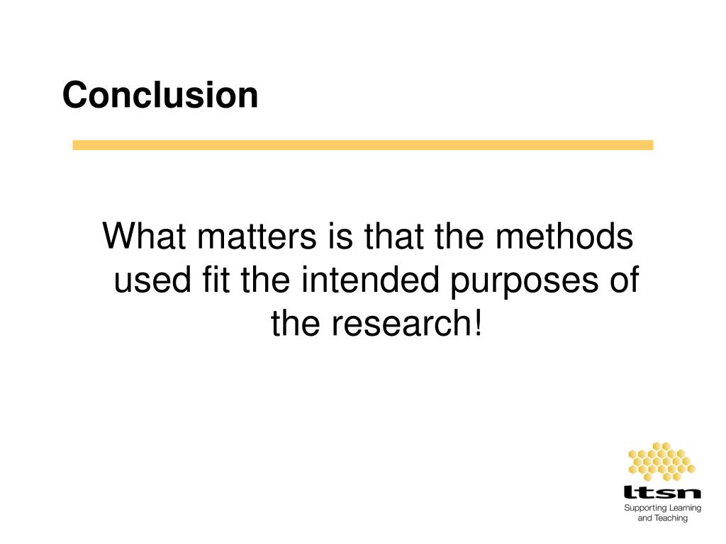 what is conclusion in qualitative research