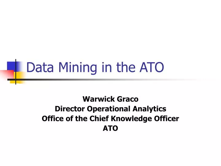 data mining in the ato n.