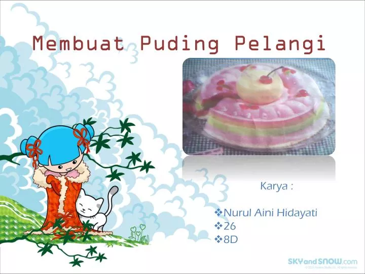 Contoh Teks Prosedur Membuat Puding Pigura