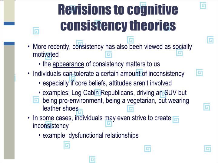 cognitive consistency definition