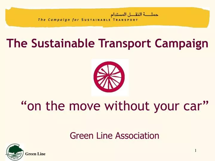 the sustainable transport campaign n.