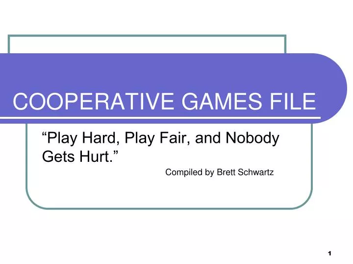 cooperative games file n.