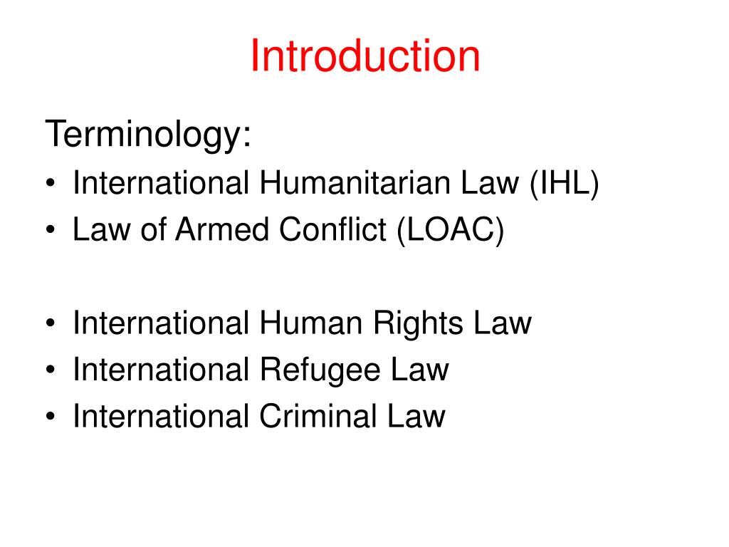 research topics in international humanitarian law