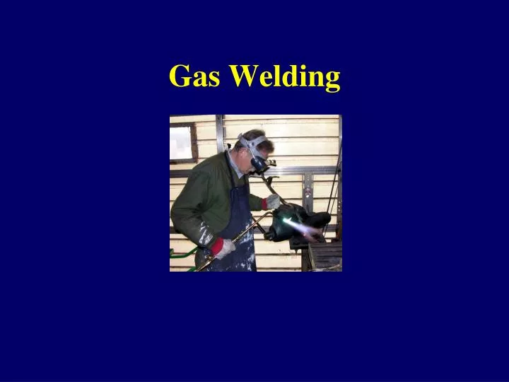 gas welding n.