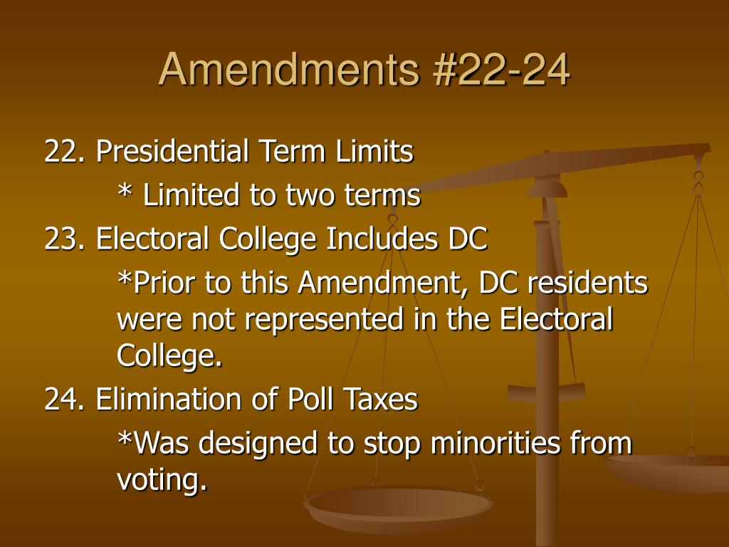 Ppt The Amendments 11 27 Powerpoint Presentation Free Download Id