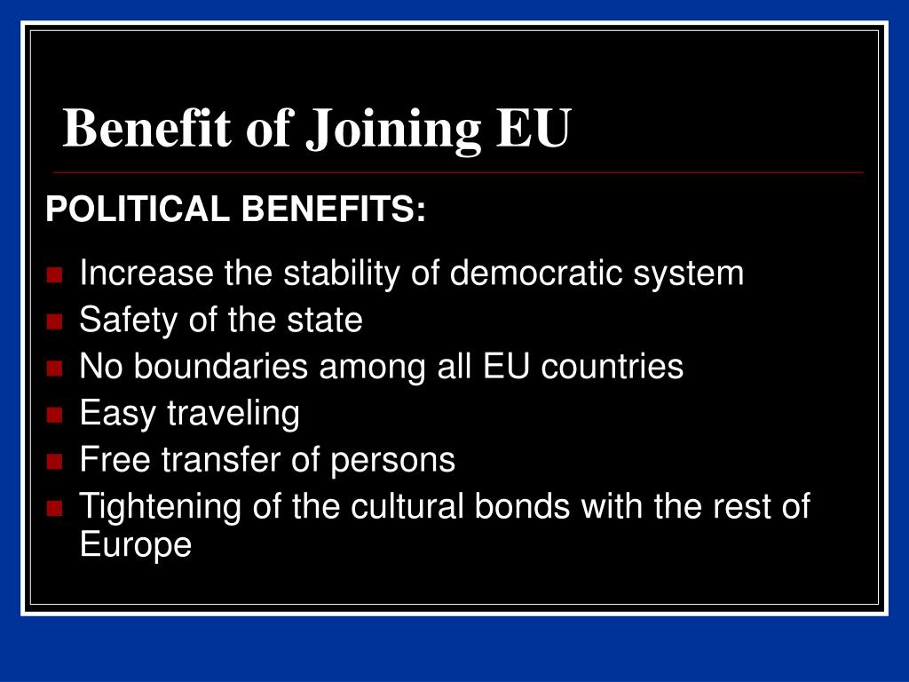 Benefits Of Joining The Euro