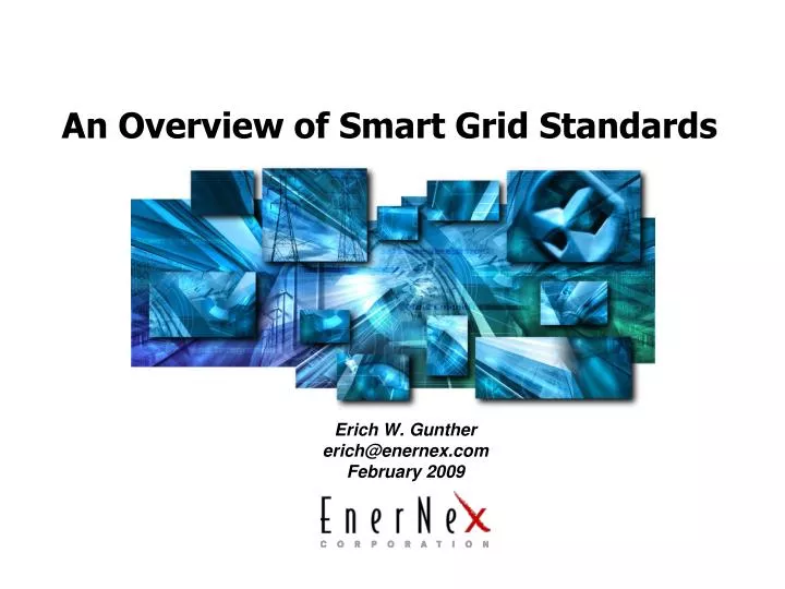 an overview of smart grid standards n.