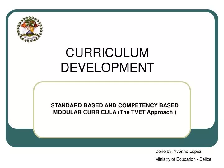 PPT - CURRICULUM DEVELOPMENT PowerPoint Presentation, Free Download ...