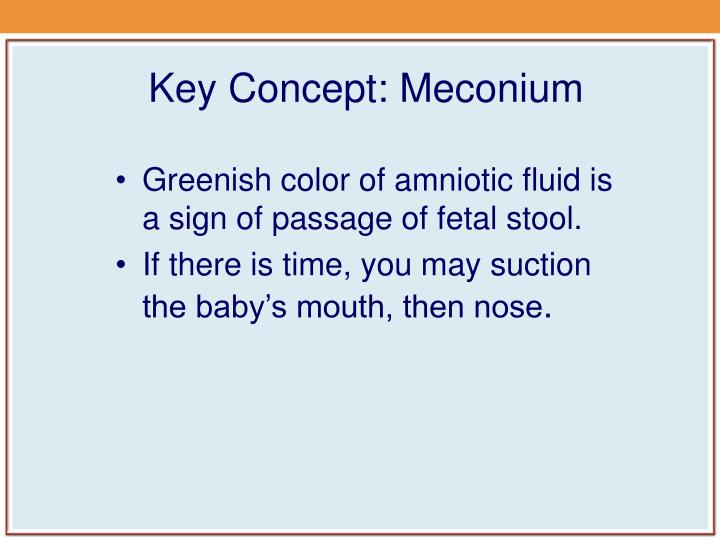 green amniotic fluid