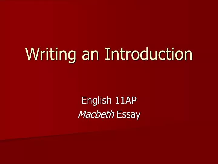 english macbeth essay english macbeth essay