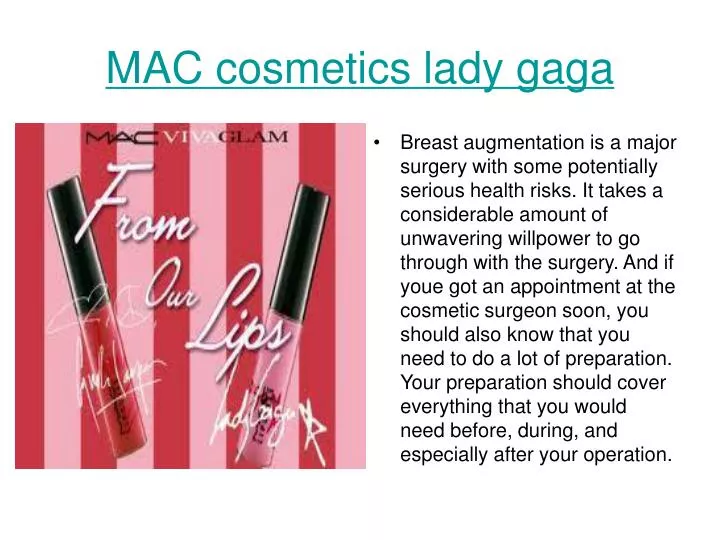 mac cosmetics lady gaga n.