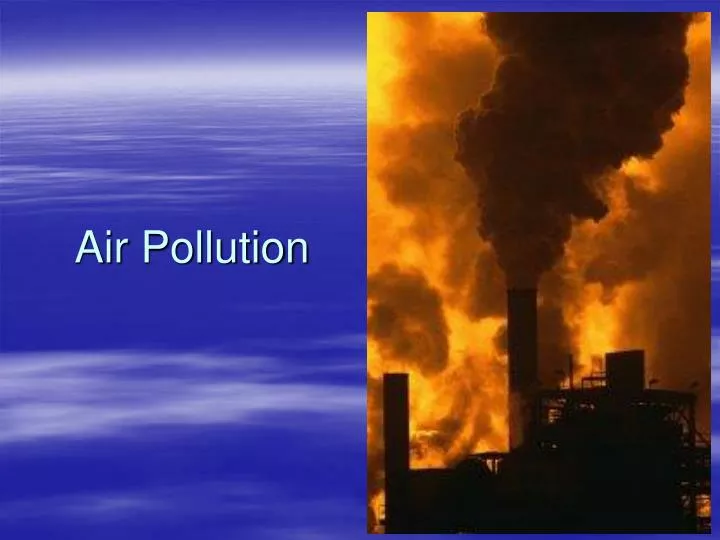 air pollution n.