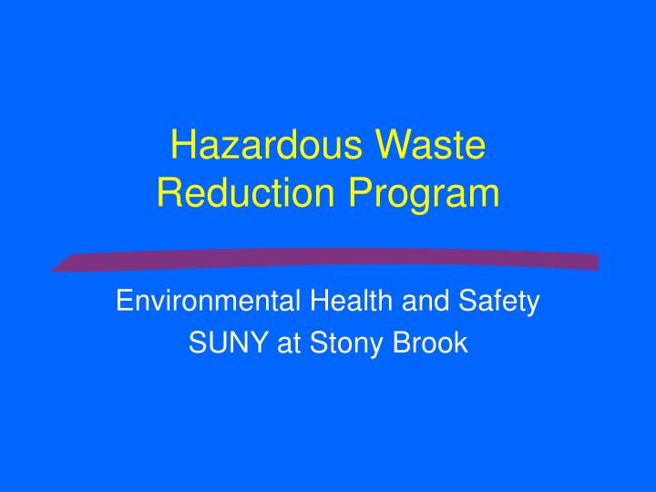 an analysis of the prevention and reduction of toxic waste pollution an analysis of the prevention and reduction of toxic waste pollution