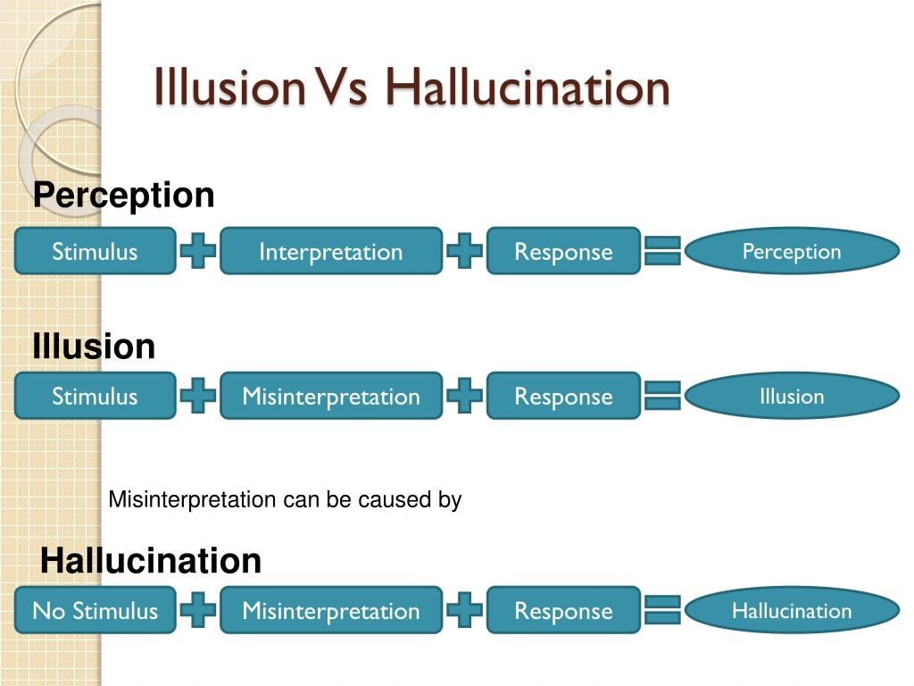 hallucination vs delusion