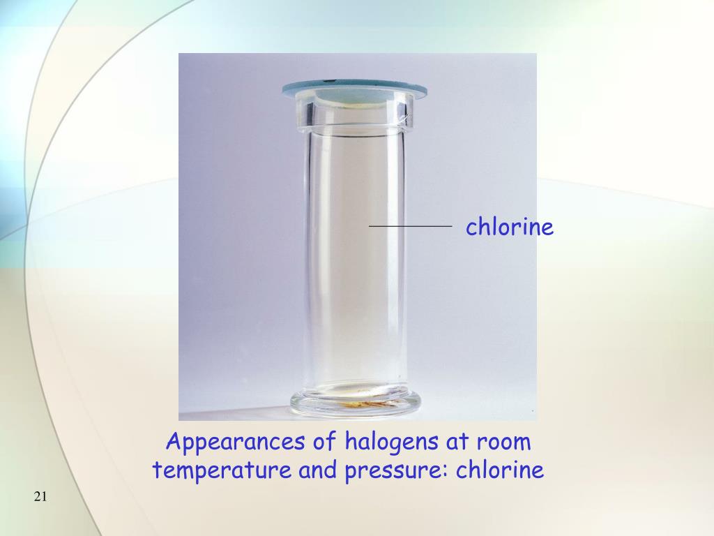 Ppt Characteristic Properties Of The Halogens Powerpoint