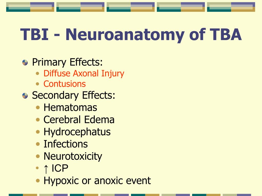 PPT - TBI - Neuroanatomy of TBA PowerPoint Presentation, free download