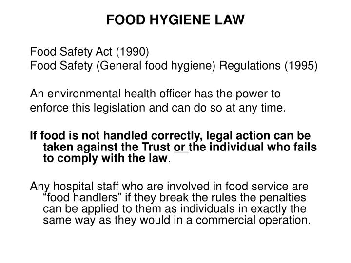 PPT FOOD HANDLING AWARENESS PowerPoint Presentation ID370669