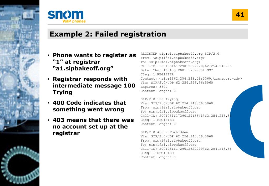 PPT - snom VoIP Primer Christian Stredicke PowerPoint Presentation ...