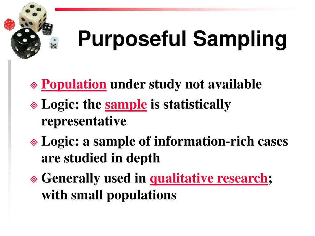 qualitative research purposeful sampling