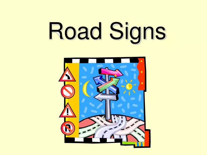 road signs n.
