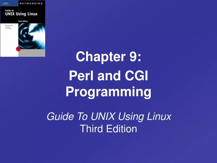 PPT - Guide To UNIX Using Linux Third Edition PowerPoint Presentation ...