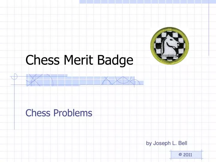 chess merit badge n.