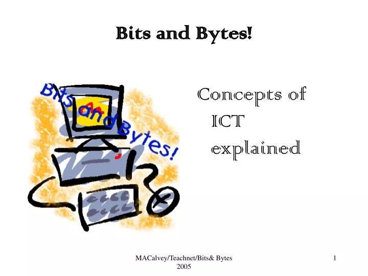 bits and bytes n.