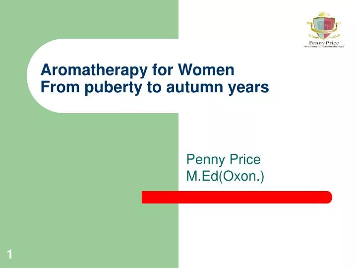 aromatherapy for women from puberty to autumn years n.