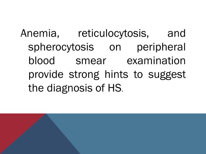 Ppt - Red Cell Membrane Disorders Hereditary Spherocytosis Powerpoint 