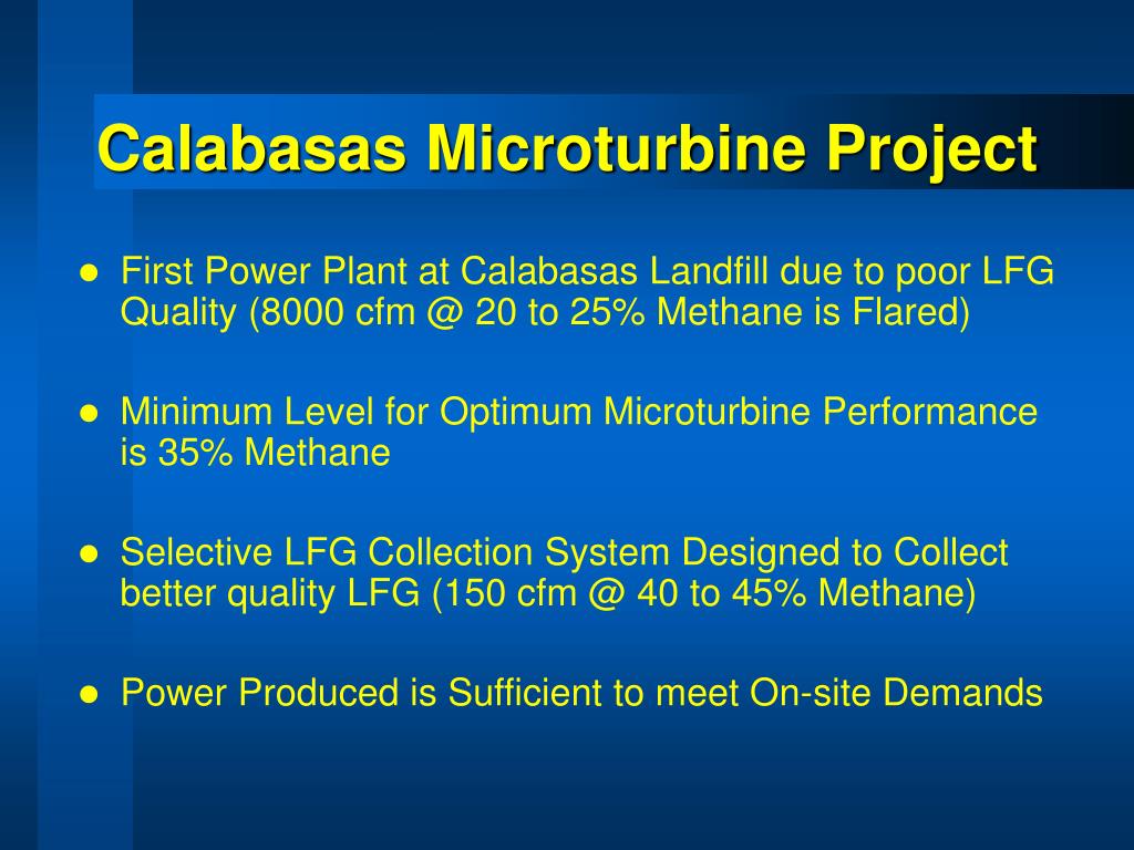 PPT TWO YEARS EXPERIENCE WITH TEN CAPSTONE 30 KW UNITS AT THE