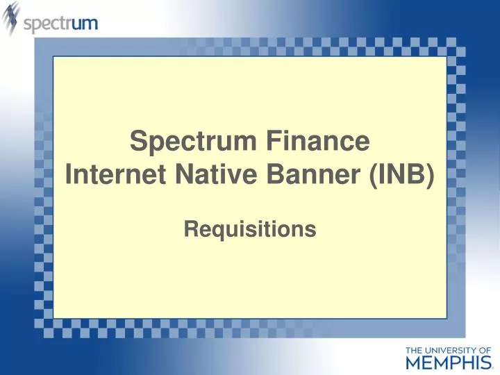 spectrum finance internet native banner inb n.