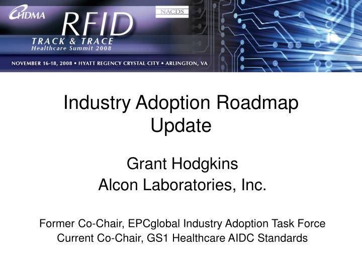 industry adoption roadmap update n.