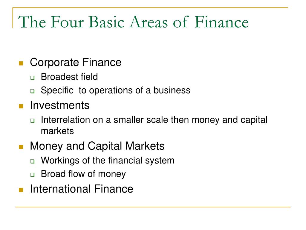 research areas in corporate finance