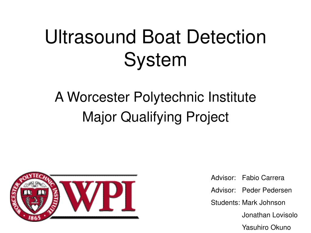 PPT - Ultrasound Boat Detection System PowerPoint Presentation, free  download - ID:37613