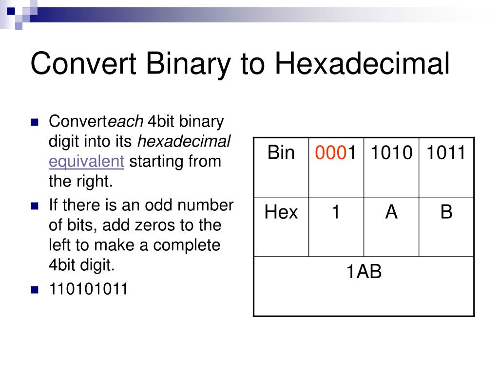 convert mac address from hexadecimal